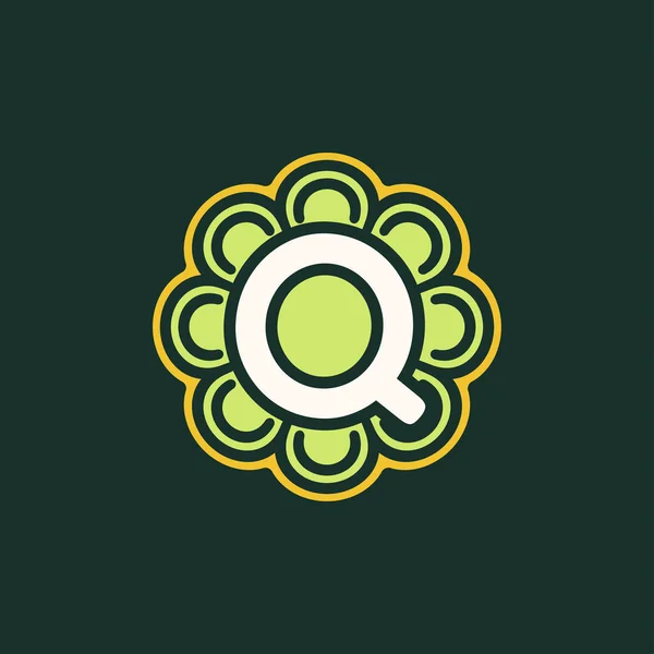 Простий Абстрактний Логотип Рослини — стоковий вектор