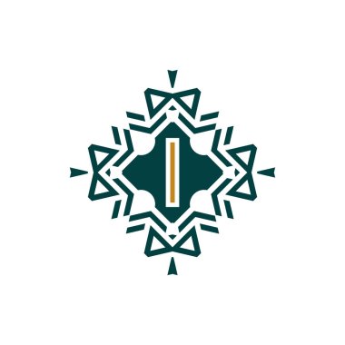 İlk harf B doğa yaprağı amblemi.