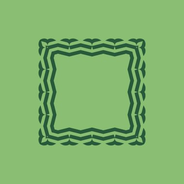 soyut sanat dekoratif kare süslemeli çerçeve