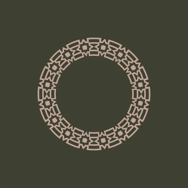 抽象派艺术装饰圈装饰图案框架 — 图库矢量图片