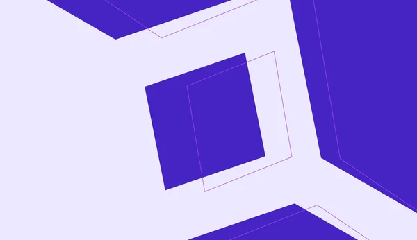 Fondo Plano Abstracto Púrpura Simple Moderno Bandera — Vector de stock