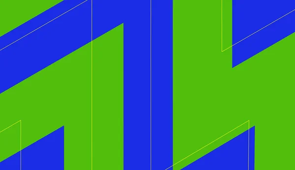 Simple Moderno Azul Verde Abstracto Banner Plano Fondo — Archivo Imágenes Vectoriales