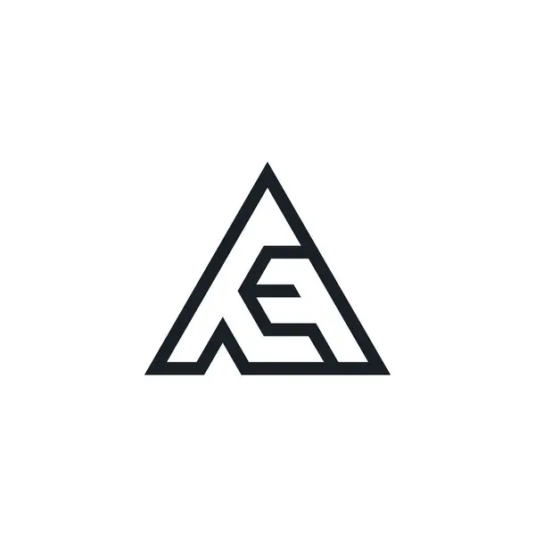 Dopis Nebo Logo — Stockový vektor