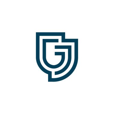 Harf GJ veya JG logosu