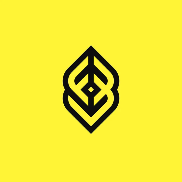 Logo Lettre — Image vectorielle
