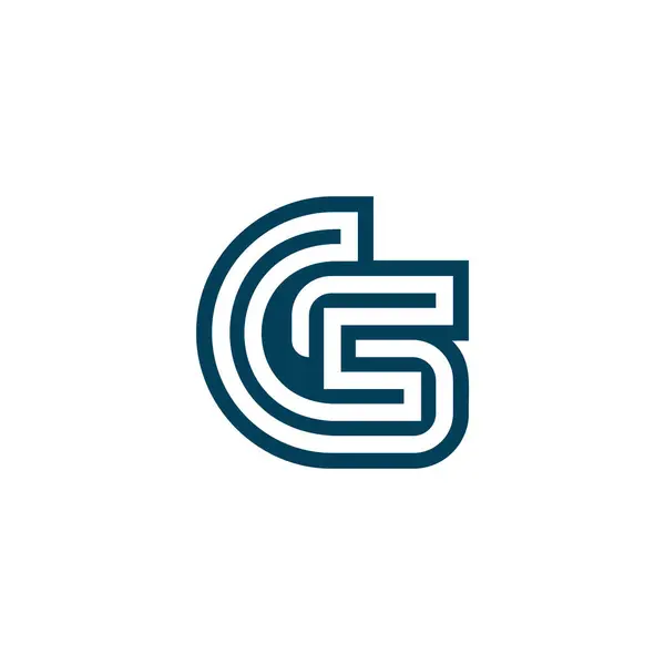 Letra Logotipo — Vector de stock