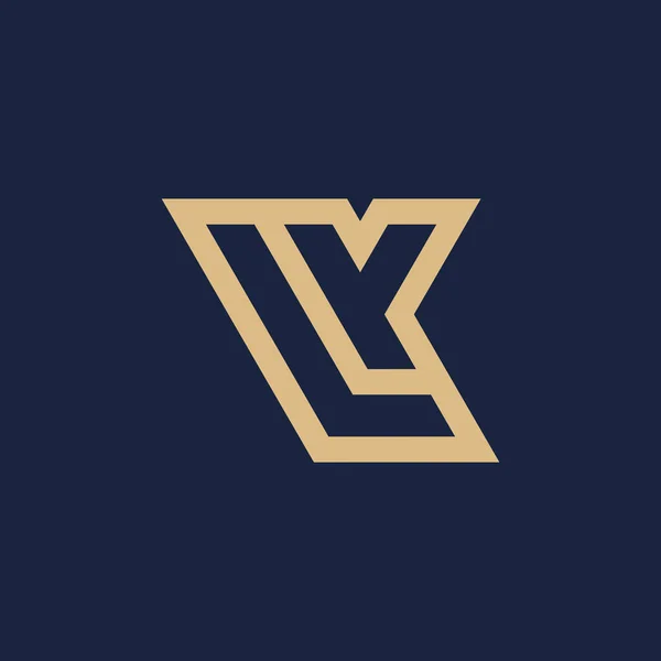 Brev Eller Logotyp — Stock vektor