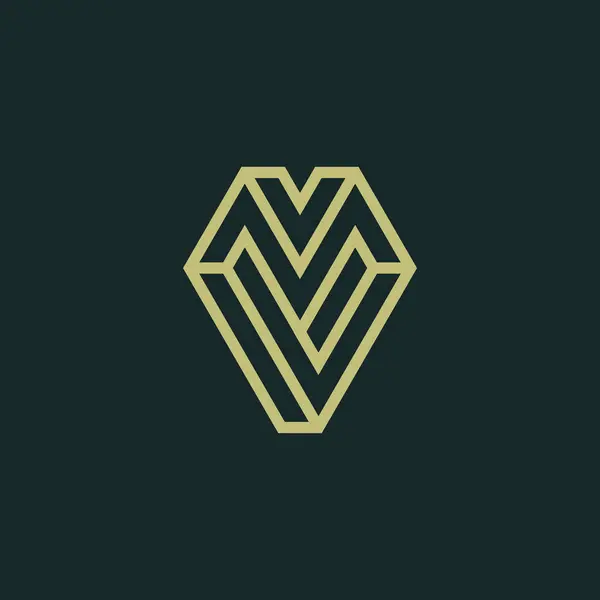 Písmeno Nebo Logo — Stockový vektor