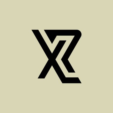 İlk harf XR veya RX monogram logosu