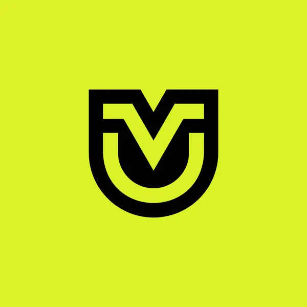 Logotipo Inicial Monograma Letra — Vetor de Stock