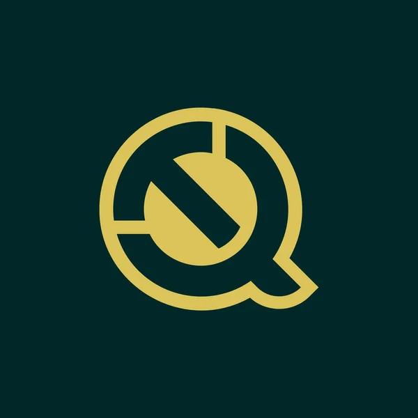 Úvodní Písmeno Nebo Monogram Logo — Stockový vektor