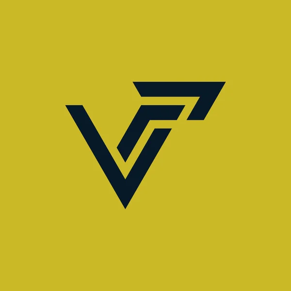Anfangsbuchstabe Oder Monogramm Logo — Stockvektor