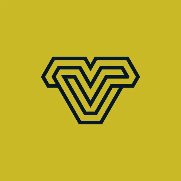 Początkowa Litera Lub Logo Monografii — Wektor stockowy