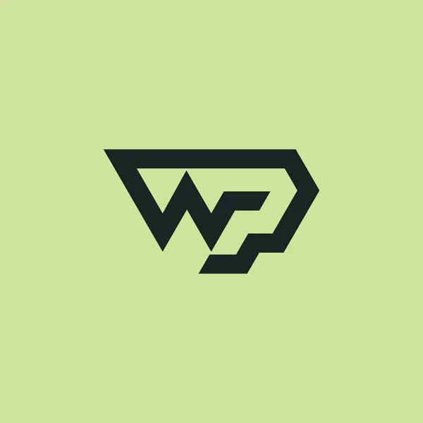 Initial Letter Monogram Logo — Stock Vector