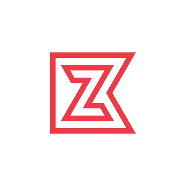 Logotipo Inicial Moderno Minimalista Letra Monograma — Vetor de Stock