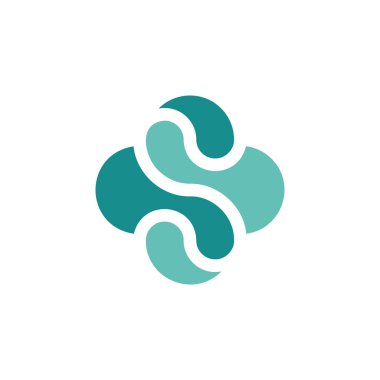 Sağlık sektöründeki S harfi logosu.
