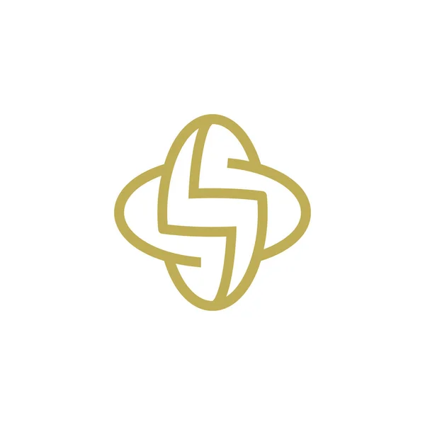 Combinazione Fulmini Croce Lettera Logo Vettoriali Stock Royalty Free