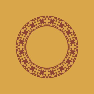 modern süs dairesi çerçeve sınır dekoratif deseni