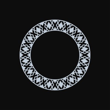 modern süs dairesi çerçeve sınır dekoratif deseni