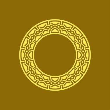 modern süs dairesi çerçeve sınır dekoratif deseni