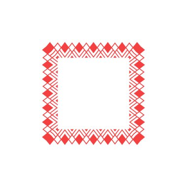 modern dekoratif kare çerçeve dekoratif desen