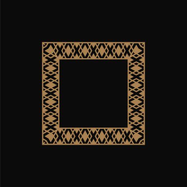 modern dekoratif kare çerçeve dekoratif desen