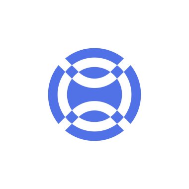 Soyut sanal ekran teknoloji logosu