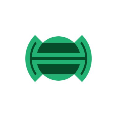 İlk harf H küre dünya logosu