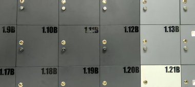 Çağdaş Gri Güvenlik Dolapları Duvarı