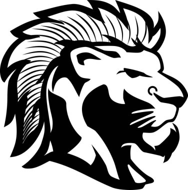 Mohawk yeleli Aslan Vuruşu Kaligrafiği, Karakter Tasarımı