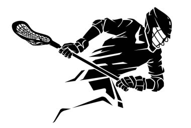 Lacrosse Rush Play, Geometrik Biçim İllüstrasyonu