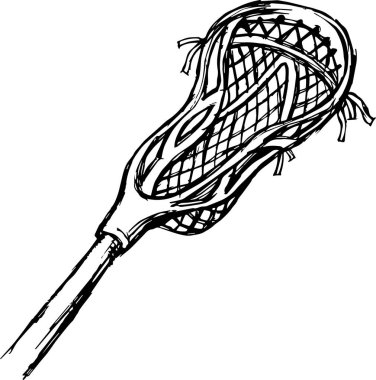 Yazdırma Lacrosse Çubuğu, Çizim Çizimi