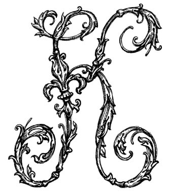 Botanik Vine Biçimi, K harfi parafı