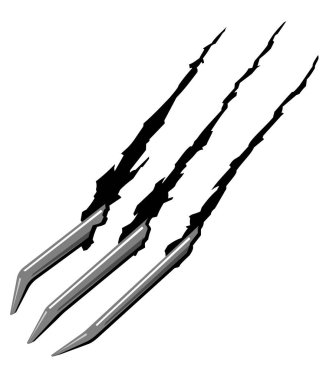 Metal Pençe Ortaçağ Silahı, Yırtıcı Yüzey