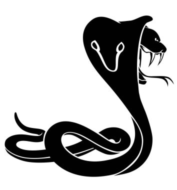 Siyah Kobra Arkası Görünümü Görüntü