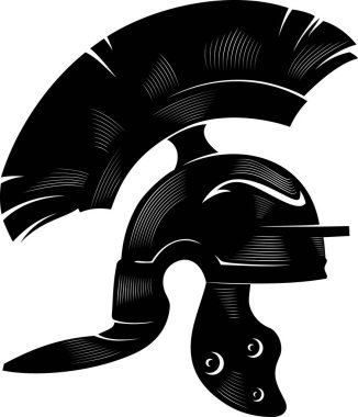 Kaligrafi Romalı Asker Ortaçağ Miğferi