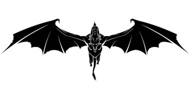 Dragon Front Slide, vektör çizimi