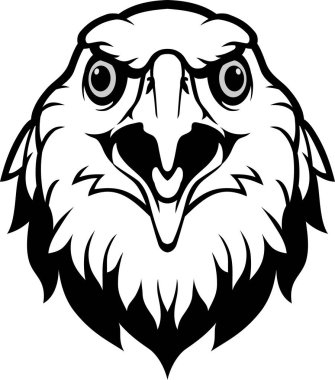 Eagle Head Spor Maskotu Ön Görünümü