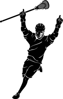 Lacrosse Kazanan Amigo Sporu Çizimi