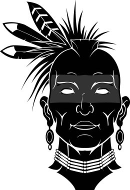 Yerli Hint Cephesi Görünümü, Siluet Çizimi