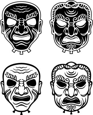 Samuray Maske Grubu Nesneleri