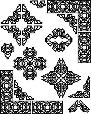 Kelt Dekoratif Elementleri Ayarlandı