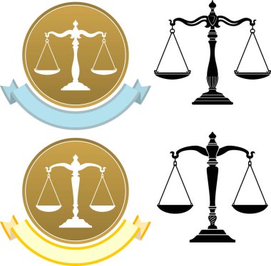 Geleneksel tartı ölçeğinin Adalet Ölçeklendirmeleri, düzgün gruplanmış elementler ve renk değiştirmesi kolay