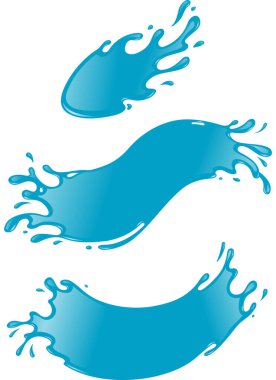 Su Sancağı Seti - Farklı su sıçraması koleksiyonu