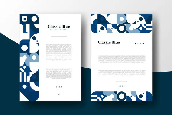Kreativní Obchodní Brožura Leták Design Pulzující Barvy Šablony Design Ilustrace — Stockový vektor