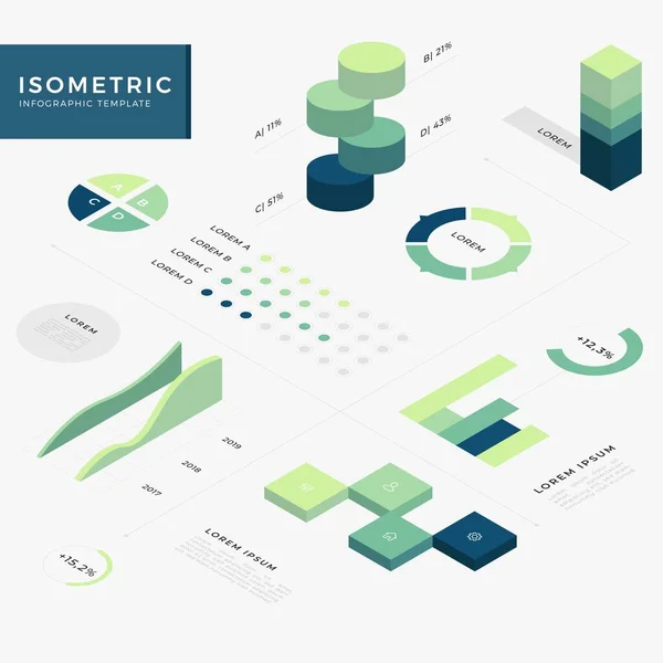 stock vector modern Infographic elements & tools business infographic template, can be used for presentation, web or workflow diagram layout