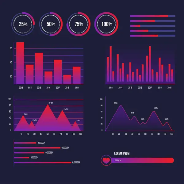 Moderne Infographic Elementen Tools Business Infographic Template Kan Worden Gebruikt — Stockvector