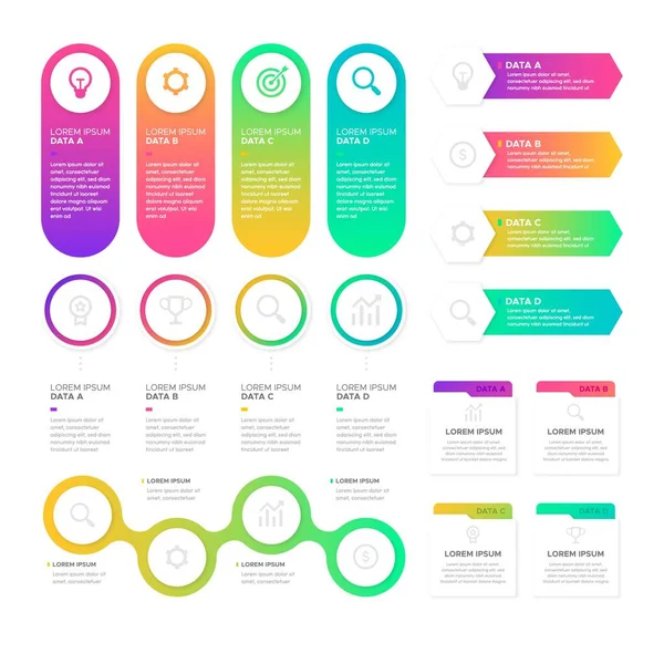 Μοντέρνα Infographic Στοιχεία Εργαλεία Business Infographic Template Μπορεί Χρησιμοποιηθεί Για — Διανυσματικό Αρχείο
