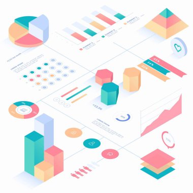 modern bilgi ögeleri ve araçlar iş bilgi şablonu sunum, web veya iş akışı şeması için kullanılabilir