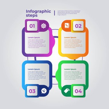 Modern Infographic element koleksiyonu & araçlar iş bilgi şablonu, sunum, web veya iş akışı şeması düzeni için kullanılabilir